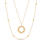 RAY OF SUN LAYERED NECKLACE