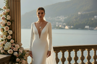 Same bride slightly closer with complete head and scene visible