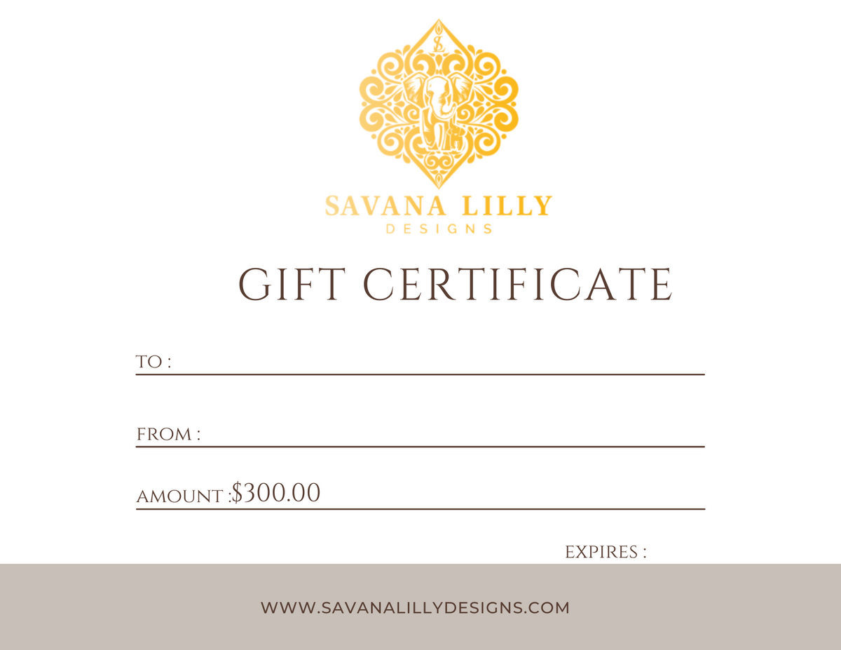 SAVANA LILLY DESIGNS GIFT CARD