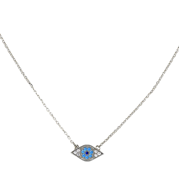 BLUE EVIL EYE NECKLACE
