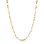 AMARA SMALL PAPERCLIP GOLD NECKLACE