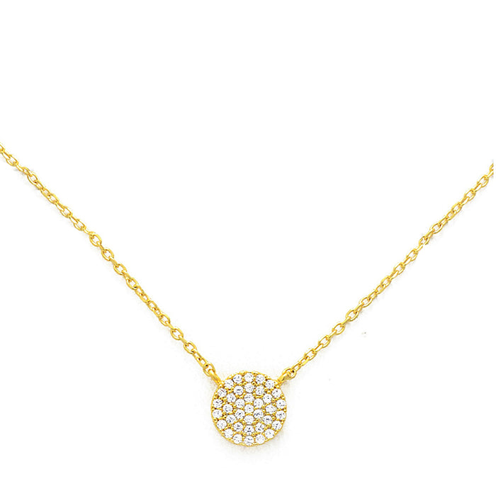 DISC OF SHINING STARS NECKLACE