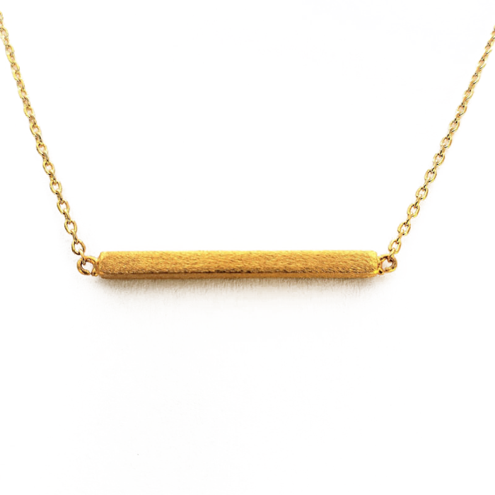 GOLD BAR NECKLACE