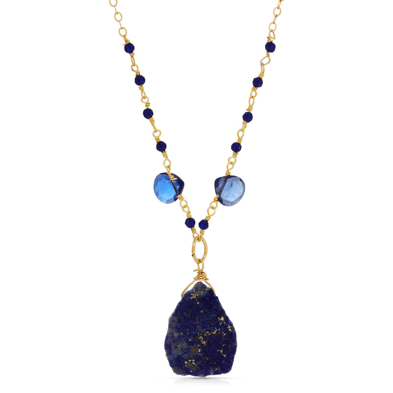 NALA LAPIS SAPPHIRE NECKLACE