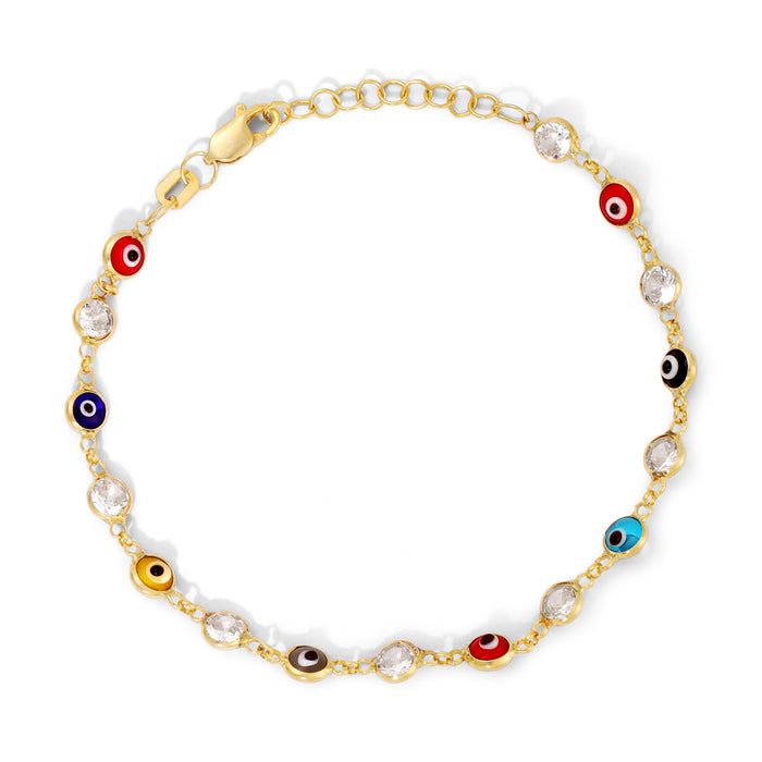 MULTI-COLOR AEGEAN EYE BRACELET
