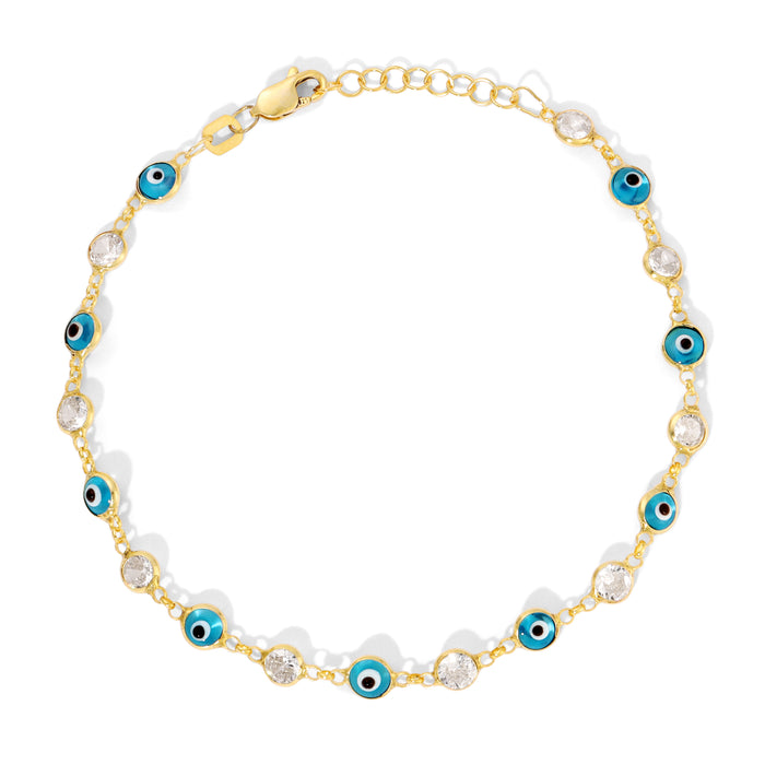 SARDINIA TURQUOISE EYE BRACELET