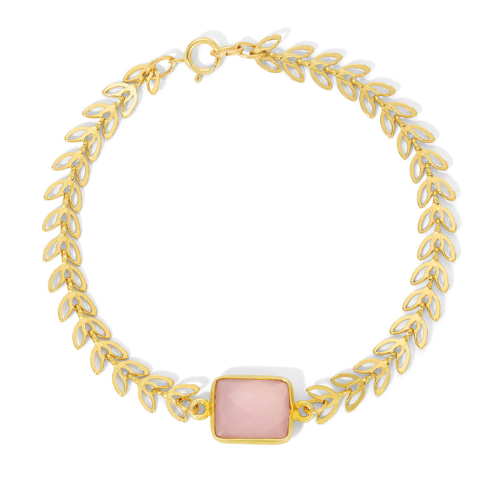 APHRODITE ROSE QUARTZ BRACELET