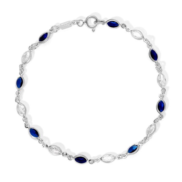 JOELLE SAPPHIRE CRYSTAL BRACELET