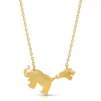 MELIA AND MILO ELEPHANT PENDANT NECKLACE
