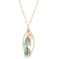 JACARANDA TOPAZ OPAL NECKLACE