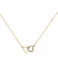 LINKED GOLDEN HEARTS