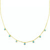 Savana Gold Opal Droplet Necklace