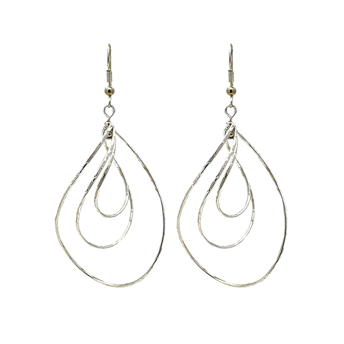 Spiral Hanging Earrings
