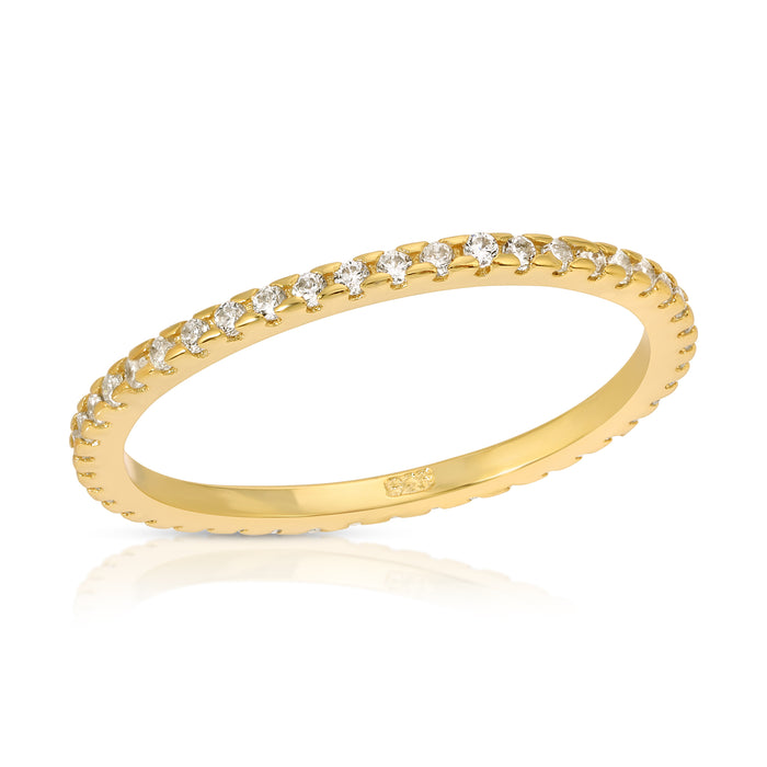 FERRARA GOLD PAVE BAND