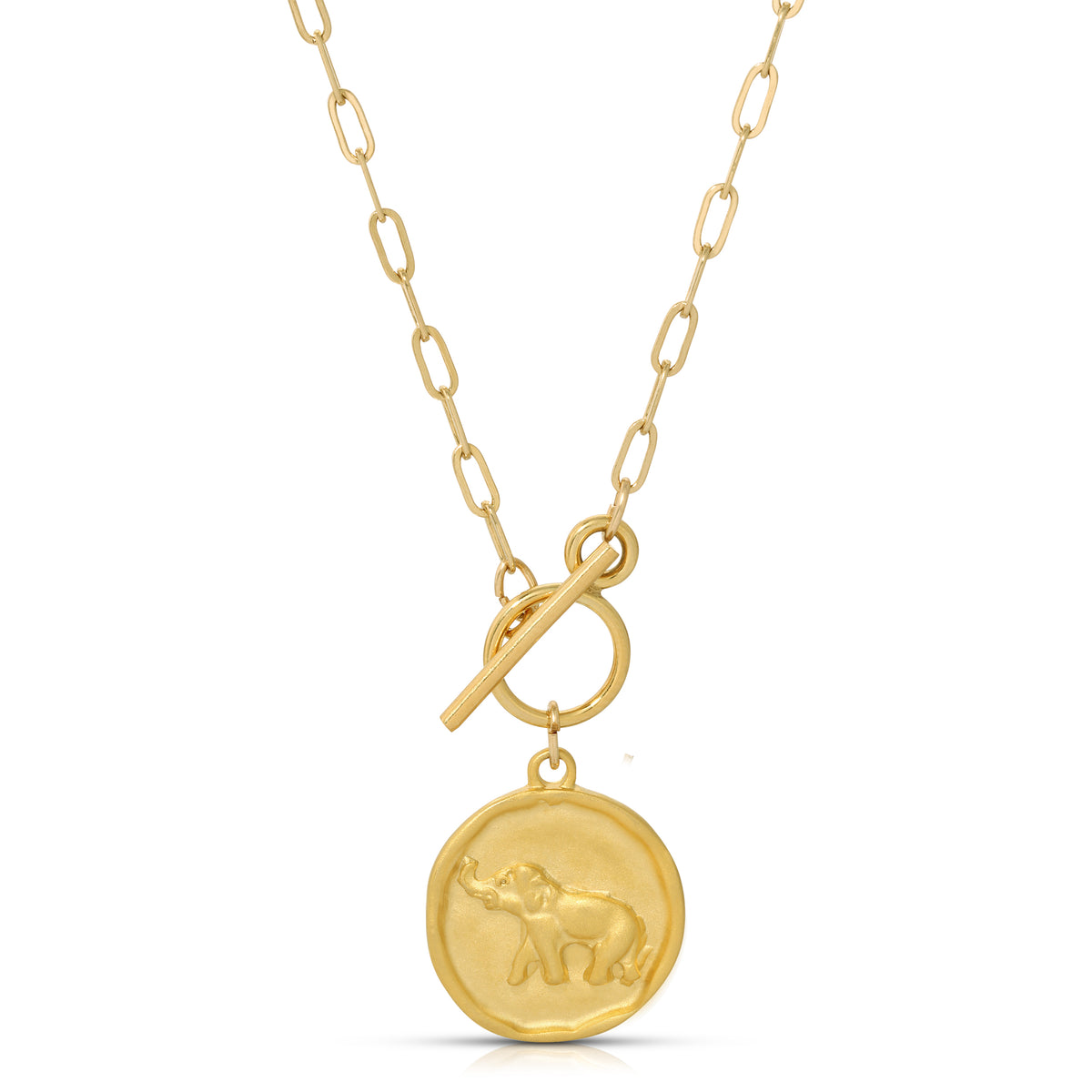 KIASA ELEPHANT TOGGLE NECKLACE