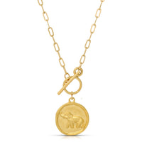 KIASA ELEPHANT TOGGLE NECKLACE